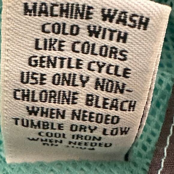 Kim Rogers jacket womens size medium teal with black trim & Pockets and hood - Picture 6 of 7